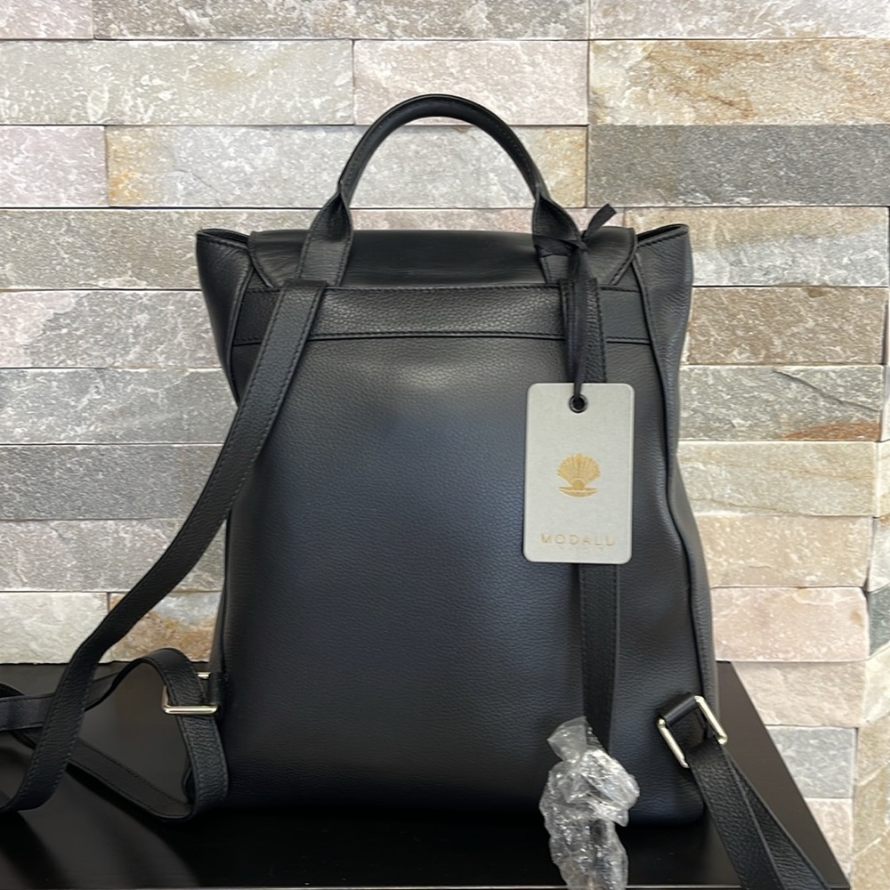 🎁 🌟Modalu Agatha Leather Backpack Rucksack🌟 - Picture 6 of 10